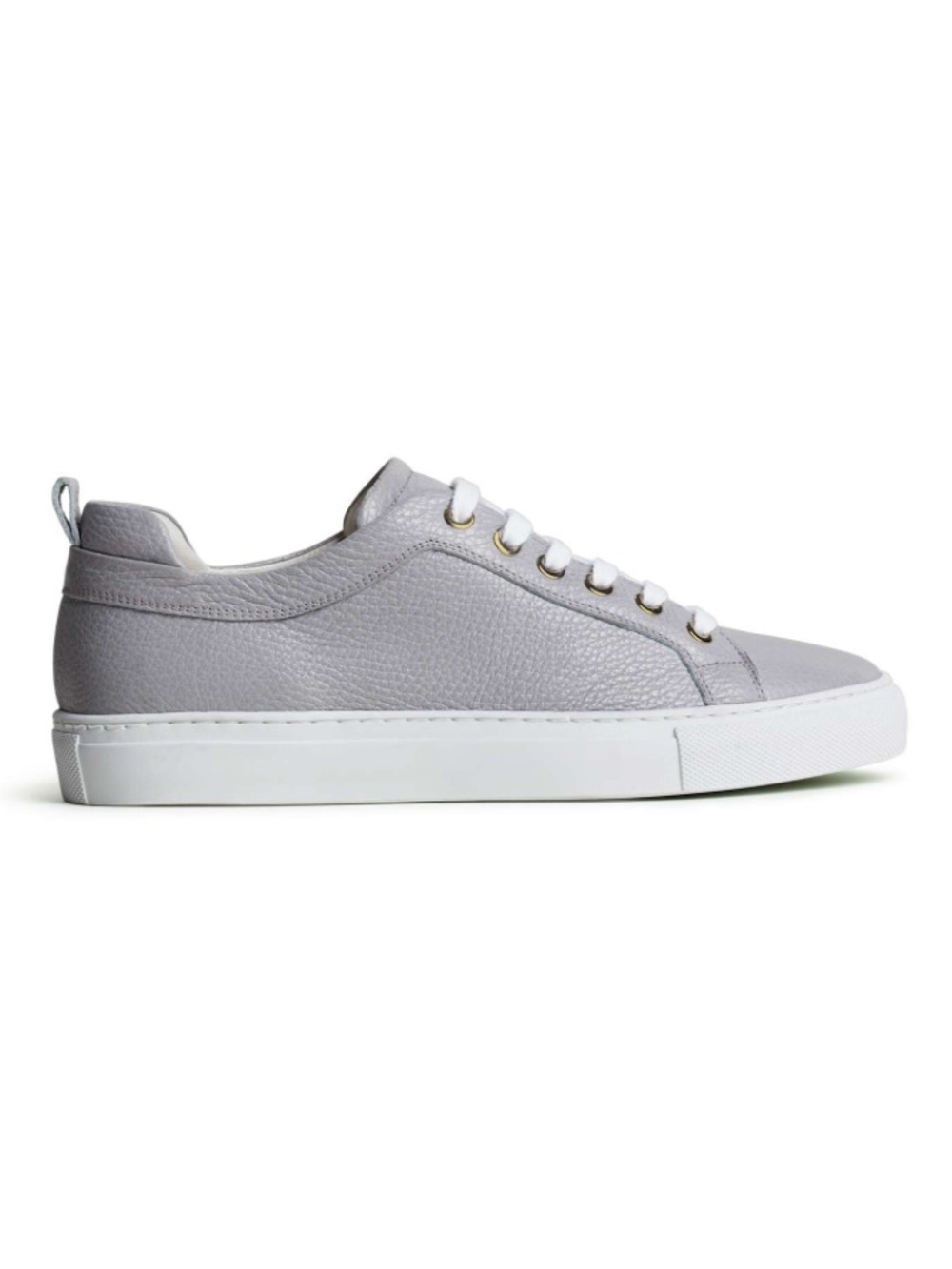 M.Gemi The Palestra Leather Sneakers Size 38.5 Grey